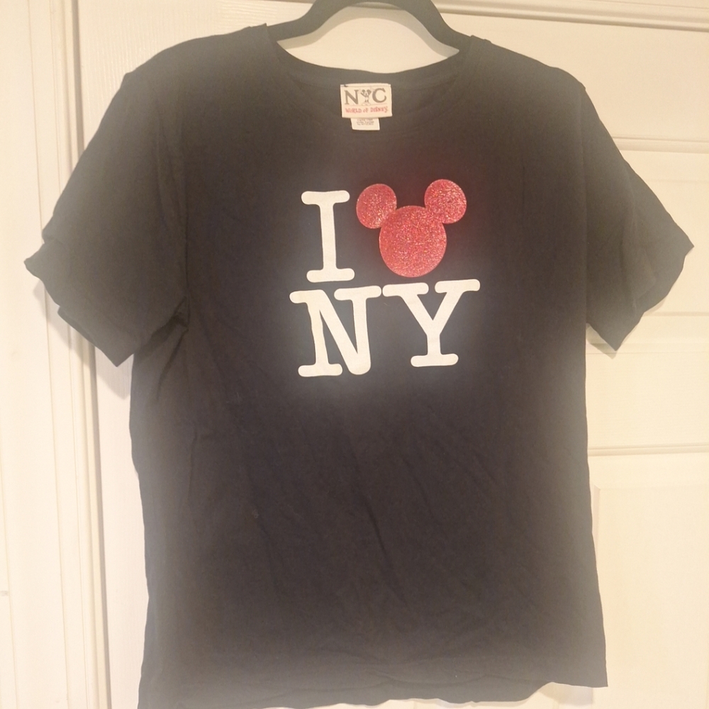 NYC Kids Black T-Shirt with Red Graphic